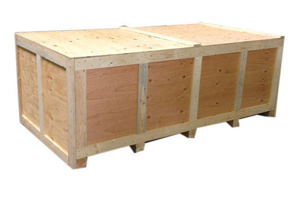 Wooden box container